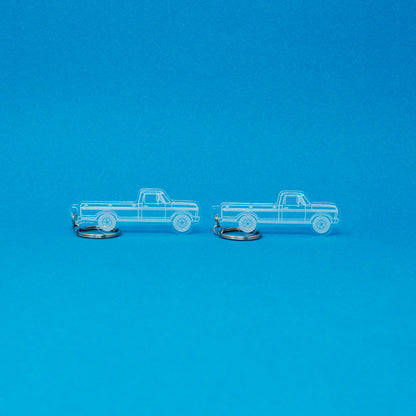 Ford F-250 Keychain 6th Gen Reg Cab Long Box | 1973-1979