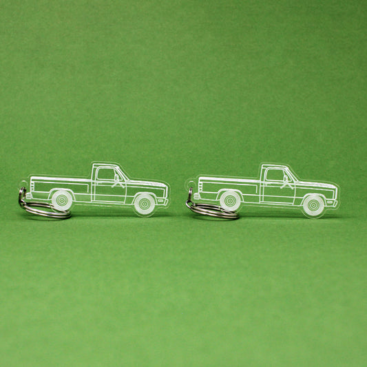 Dodge Ram D150 Reg Cab Keychain | 1981-1993