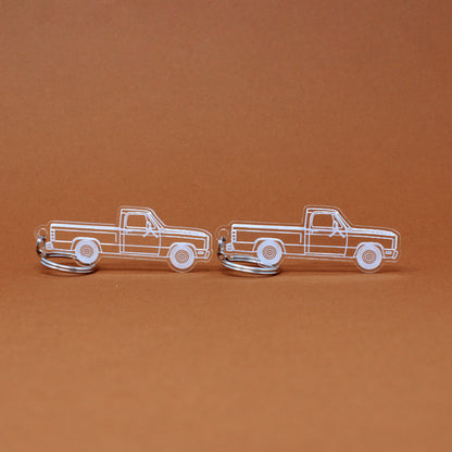 Dodge Ram D150 Keychain Reg Cab | 1981-1993
