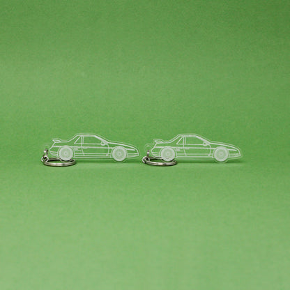 Pontiac Fiero Keychain Notchback | 1984-1988