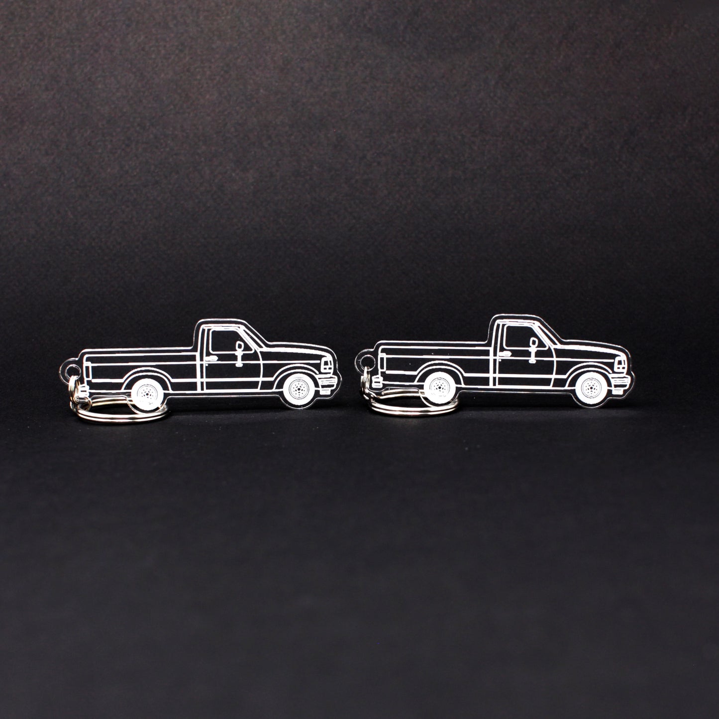 Ford F-150 Keychain 9th Gen Reg Cab Long Box | 1992-1997