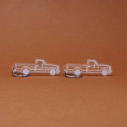 Ford F-150 Keychain 9th Gen Reg Cab Long Box | 1992-1997