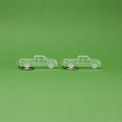 Dodge Ram 1500 Keychain 2nd Gen Quad Cab Long Bed [Post-Facelift] | 1998-2002
