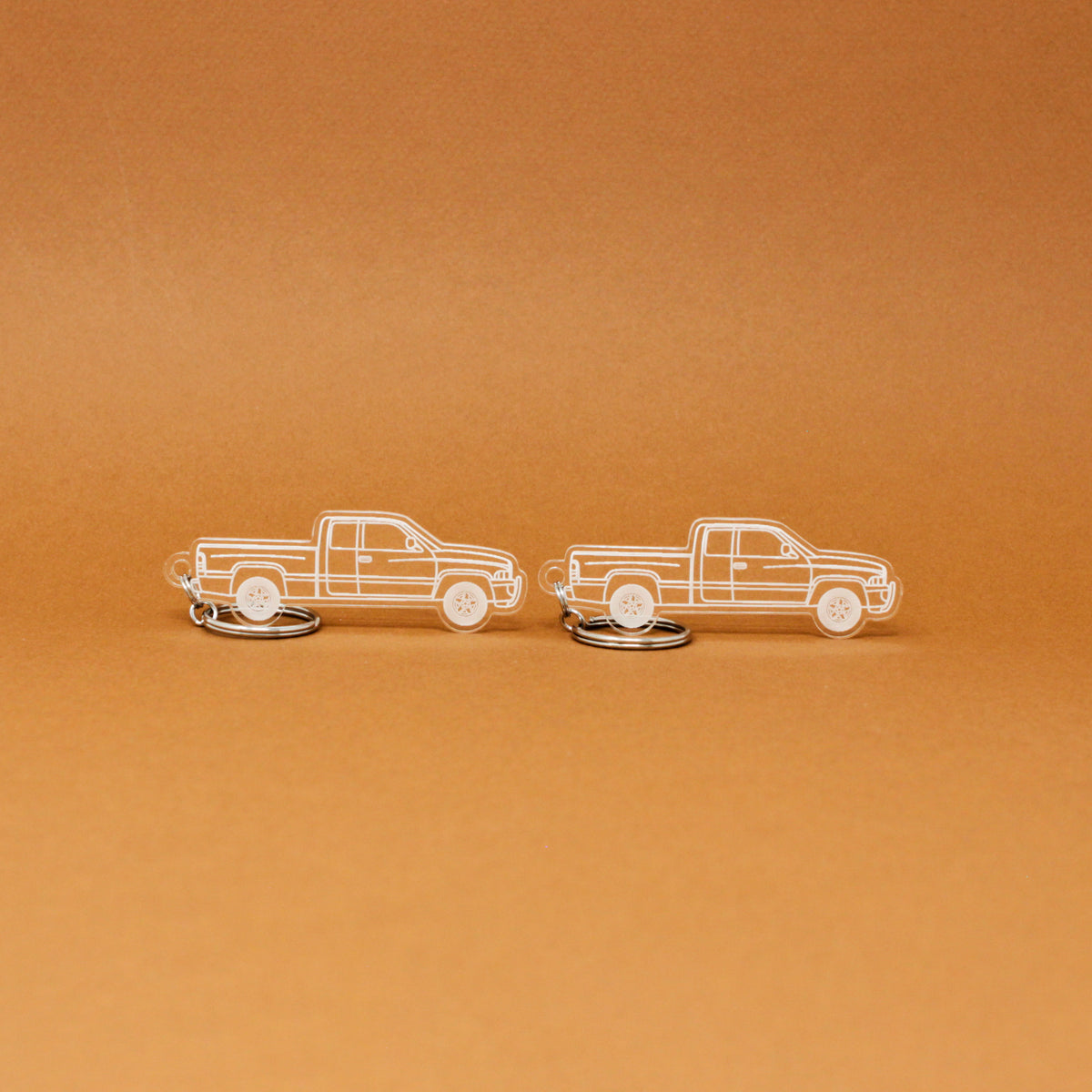 Dodge Ram 1500 Keychain 2nd Gen Quad Cab Long Bed [Post-Facelift] | 1998-2002