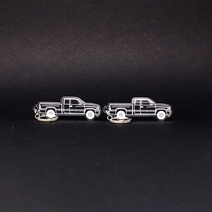 Dodge Ram 1500 Keychain 2nd Gen Quad Cab Long Bed [Post-Facelift] | 1998-2002