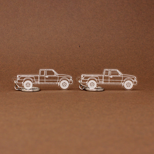 Ford Ranger Keychain 3rd Gen Ext Cab Stepside Flareside | 1998-2011