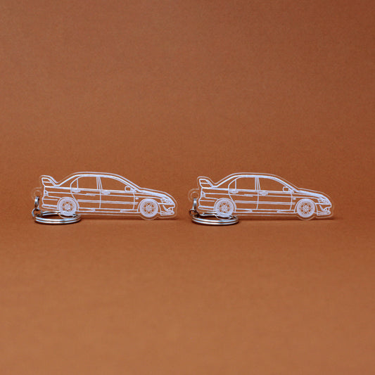 Mitsubishi Lancer Evo VIII Keychain | 2003-2005