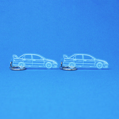 Mitsubishi Lancer Evo VIII Keychain | 2003-2005