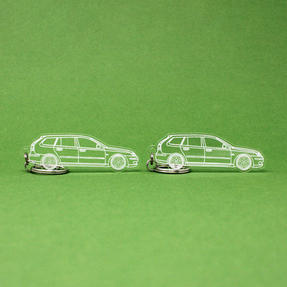 Saab 9-3 Keychain 2nd Gen Wagon [Pre-Facelift] | 2004-2008 (1 Pair)