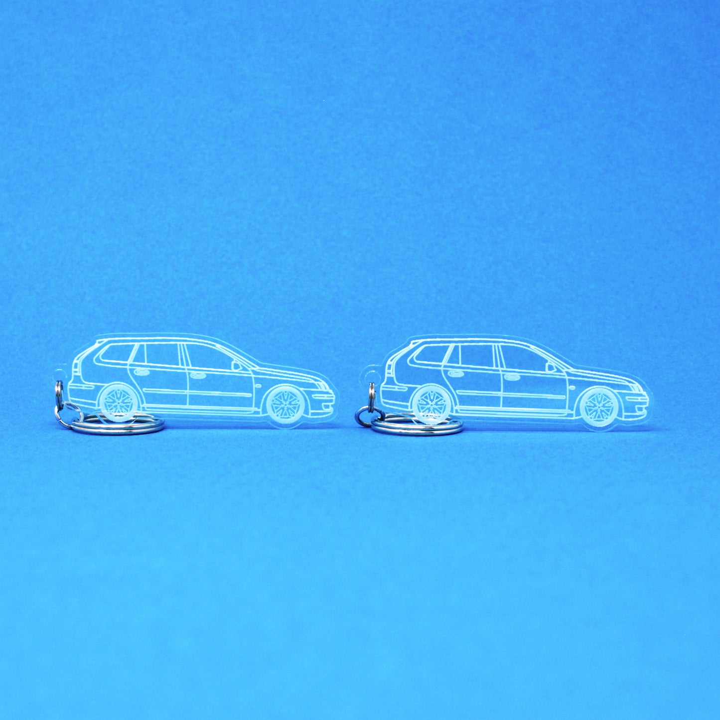 Saab 9-3 Keychain 2nd Gen Wagon [Pre-Facelift] | 2004-2008 (1 Pair)
