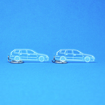 Saab 9-3 Keychain 2nd Gen Wagon [Pre-Facelift] | 2004-2008 (1 Pair)
