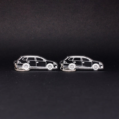 VW Volkswagen Golf Keychain MK5 MKV Wagon Jetta SportWagen | 2007-2009