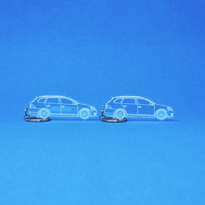 VW Volkswagen Golf Keychain MK5 MKV Wagon Jetta SportWagen | 2007-2009