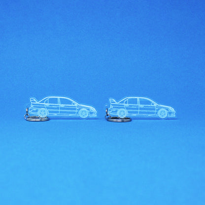 Mitsubishi Lancer Evo IX Keychain | 2005-2007