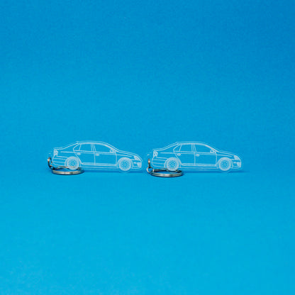 VW Volkswagen Jetta Keychain MK5 MKV Sedan | 2005.5-2010