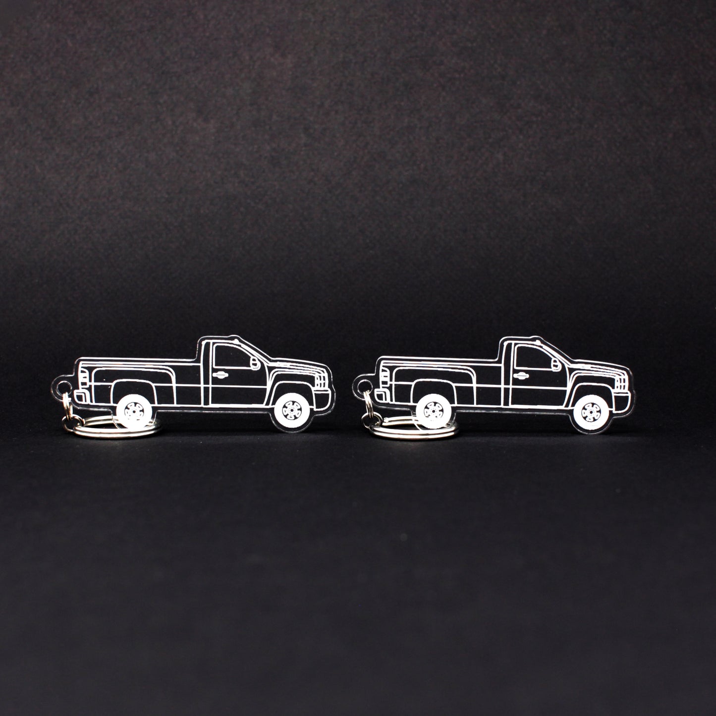 Chevrolet Silverado Keychain 2nd Gen 2500/3500 HD Reg Cab Long Bed | 2007-2014