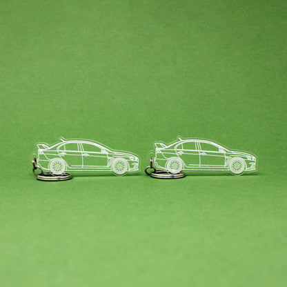 Mitsubishi Lancer Evo X Keychain | 2007-2015 (1 Pair)
