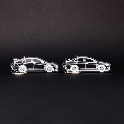Mitsubishi Lancer Evo X Keychain | 2007-2015 (1 Pair)