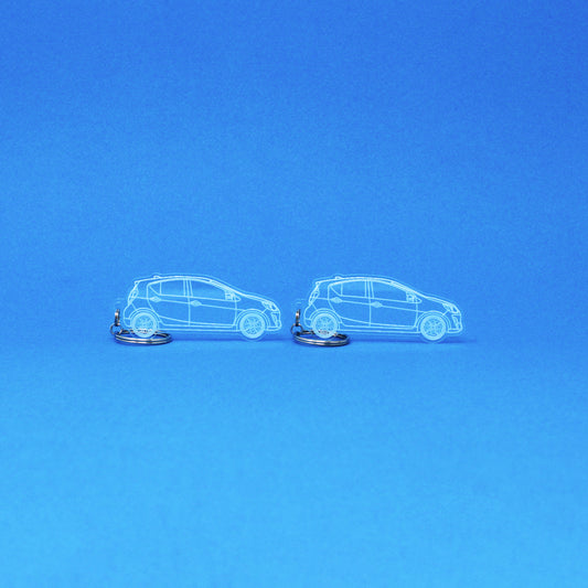 Toyota Prius C Keychain (Aqua) | 2012-2019