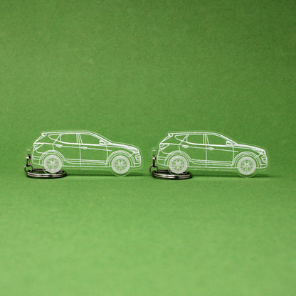 Hyundai Santa Fe Keychain 3rd Gen Short Wheelbase | 2013-2018