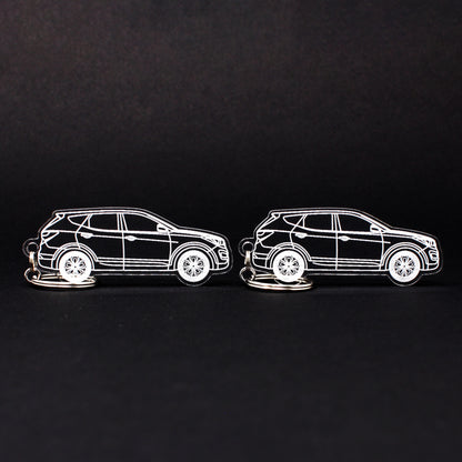 Hyundai Santa Fe Keychain 3rd Gen Short Wheelbase | 2013-2018