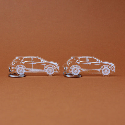 Hyundai Santa Fe Keychain 3rd Gen Short Wheelbase | 2013-2018