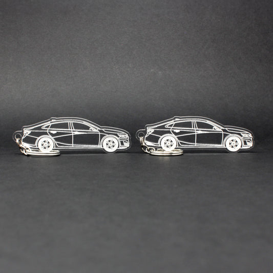 Chevrolet Chevy Malibu Keychain | 2016-2024 (1 Pair)