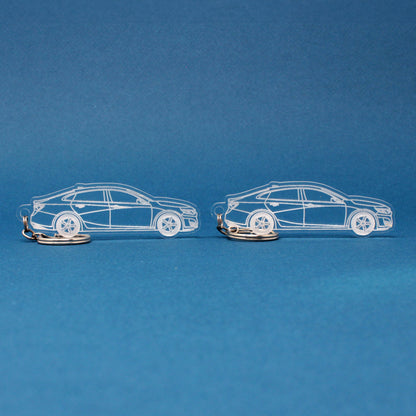 Chevrolet Chevy Malibu Keychain | 2016-2024 (1 Pair)