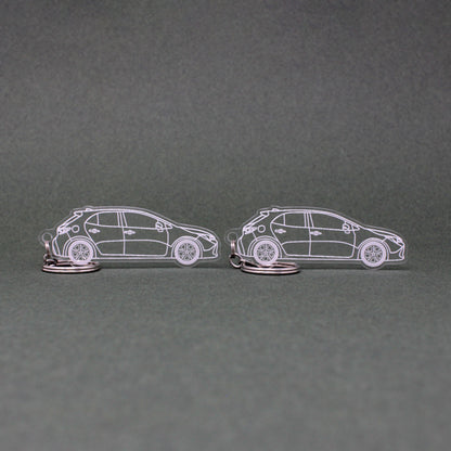Toyota Corolla Keychain 12th Gen E210 Hatchback | 2019-2024 (1 Pair)