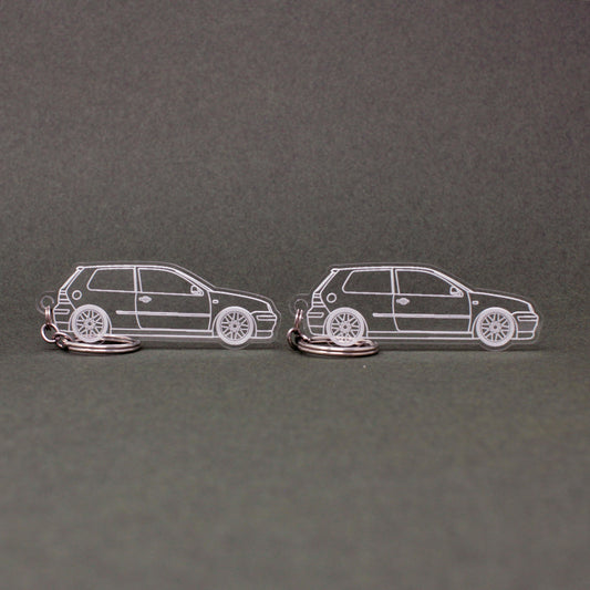 VW Volkswagen Golf GTI Keychain MK4 Hatchback | 1999-2005.5