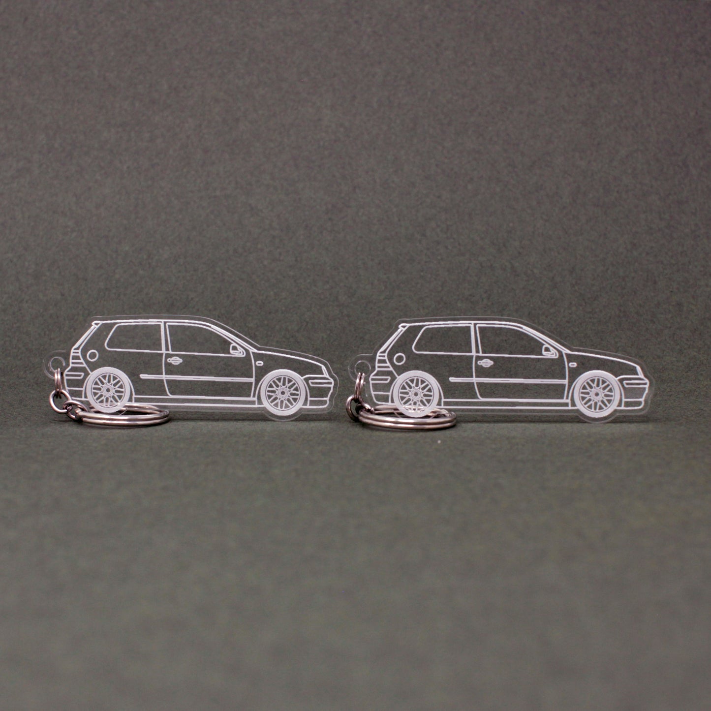 VW Volkswagen Golf GTI Keychain MK4 Hatchback | 1999-2005.5 (1 Pair)