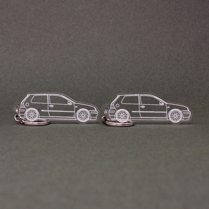 VW Volkswagen Golf GTI Keychain MK4 Hatchback | 1999-2005.5 (1 Pair)