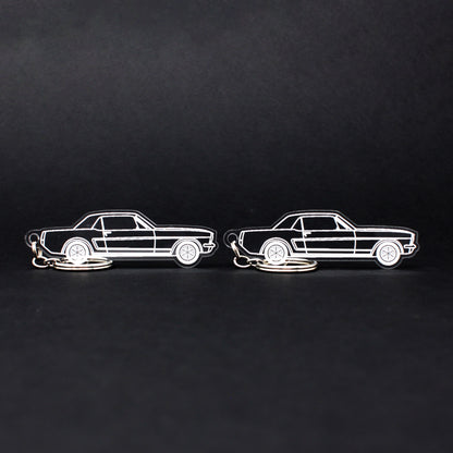 Ford Mustang Keychain 1st Gen Hardtop | 1965-1973