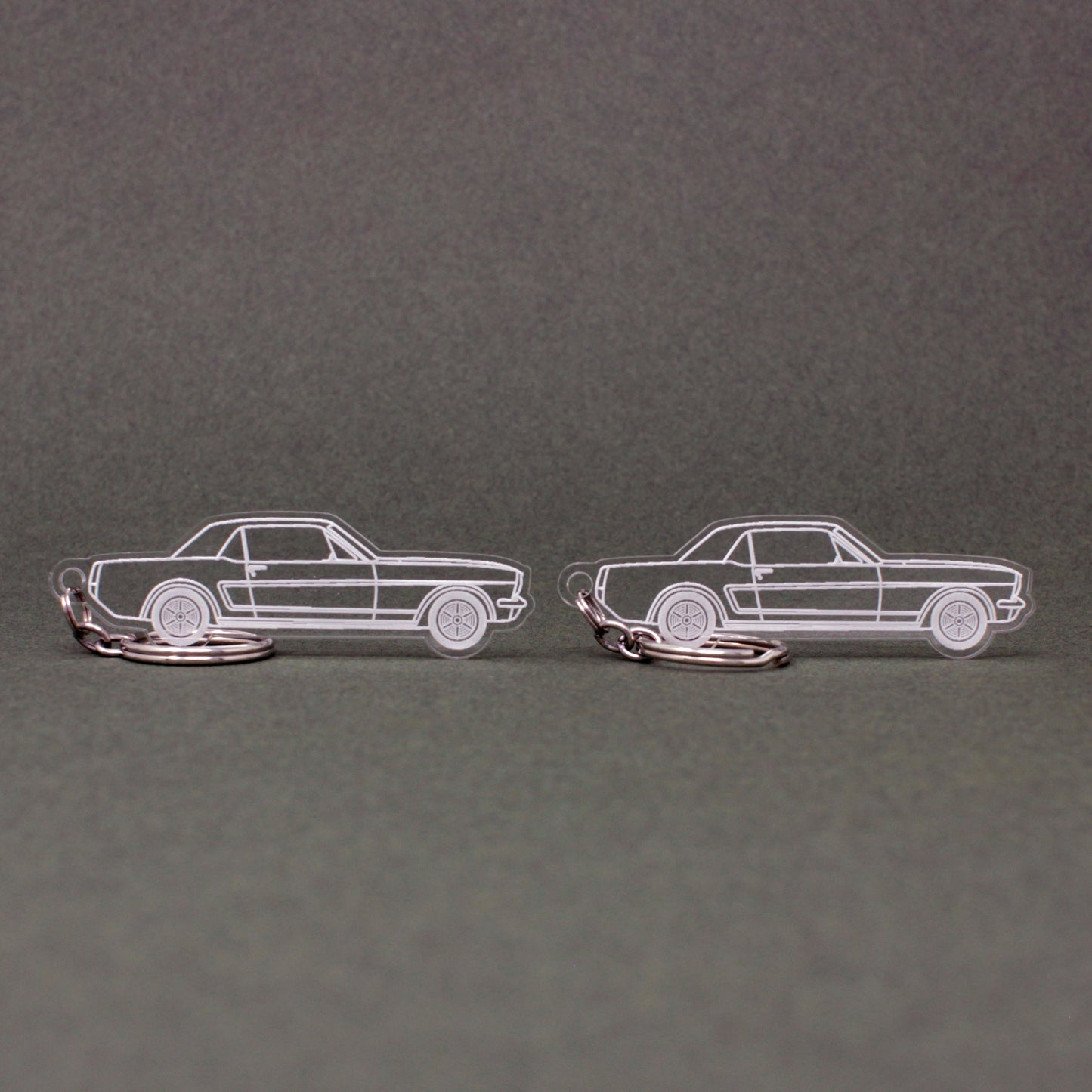 Ford Mustang Keychain 1st Gen Hardtop | 1965-1973