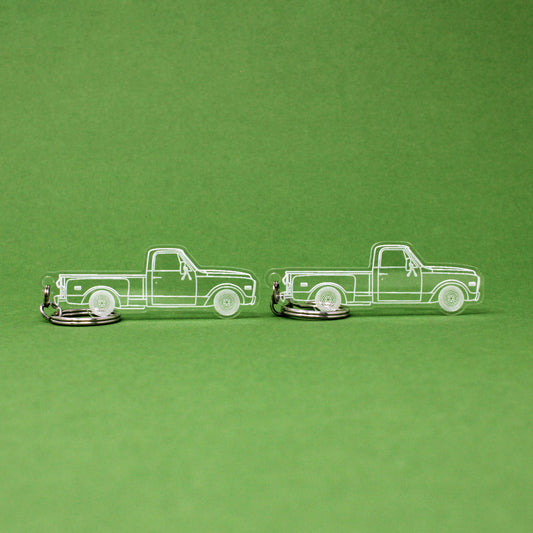 Chevrolet C10 Keychain Stepside | 1967-1972 (1 Pair)