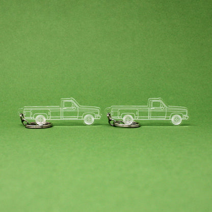 Chevrolet R30 Keychain Reg Cab Dually Dooley | 1987-1991 (1 Pair)