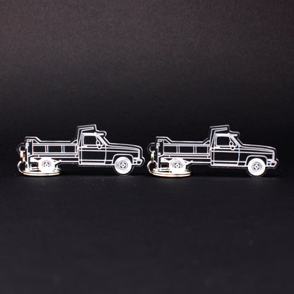 Chevrolet R30 Keychain Reg Cab Dually Dooley | 1987-1991 (1 Pair)