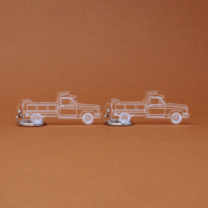 Chevrolet R30 Keychain Reg Cab Dually Dooley | 1987-1991 (1 Pair)