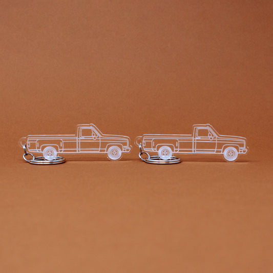 Chevrolet R30 Keychain Reg Cab Dually Dooley | 1987-1991 (1 Pair)