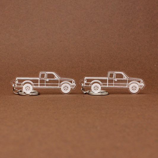 Ford Ranger Keychain 2nd Gen Ext Cab | 1993-1997 (1 Pair)