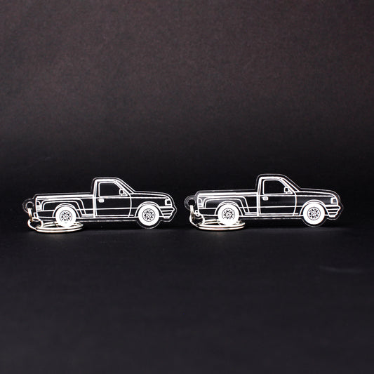 Ford Ranger Keychain 2nd Gen Splash Reg Cab Stepside Flareside | 1993-1997 (1 Pair)