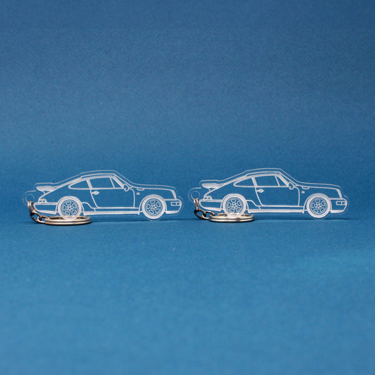 Porsche 911 Turbo Keychain 964 | 1989-1994 (1 Pair)