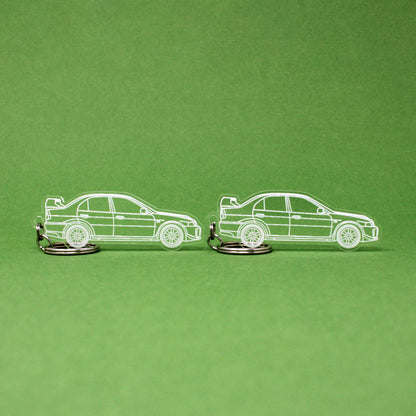 Mitsubishi Lancer Evo V Keychain | 1998-1999 (1 Pair)