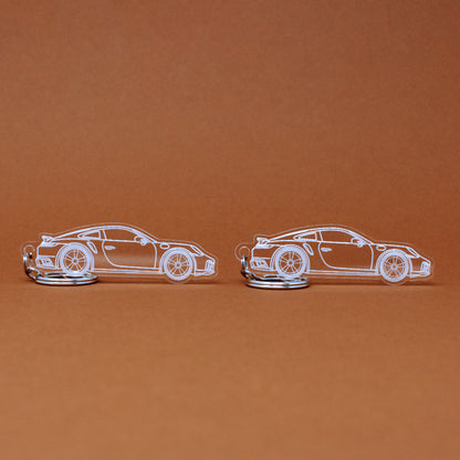 Porsche 911 Turbo Keychain 992.1 | 2020-2025 (1 Pair)