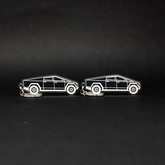 Tesla Cybertruck Keychain | 2024+ (1 Pair)