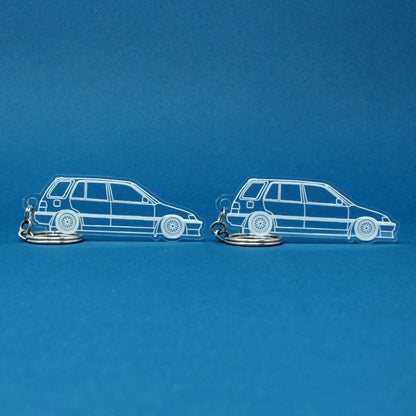 Honda Civic Keychain EE Wagon, Shuttle, Wagovan, Shuttle Beagle | 1988-1991