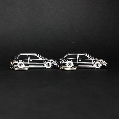 Honda Civic Keychain EF Hatchback | 1988-1991 (1 Pair)