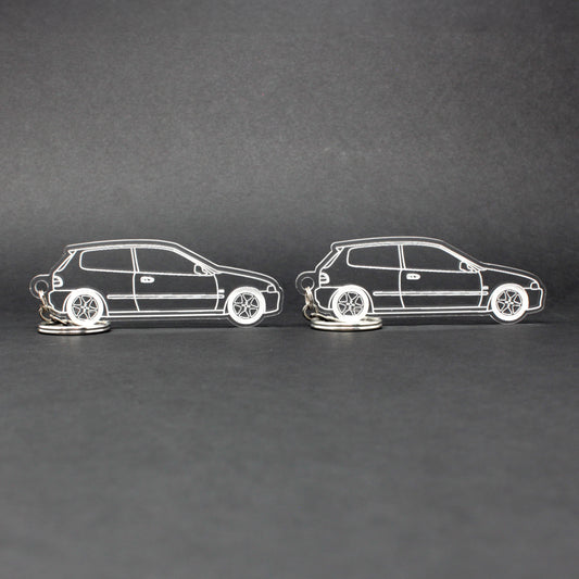 Honda Civic Keychain EG Hatchback | 1992-1995 (1 Pair)