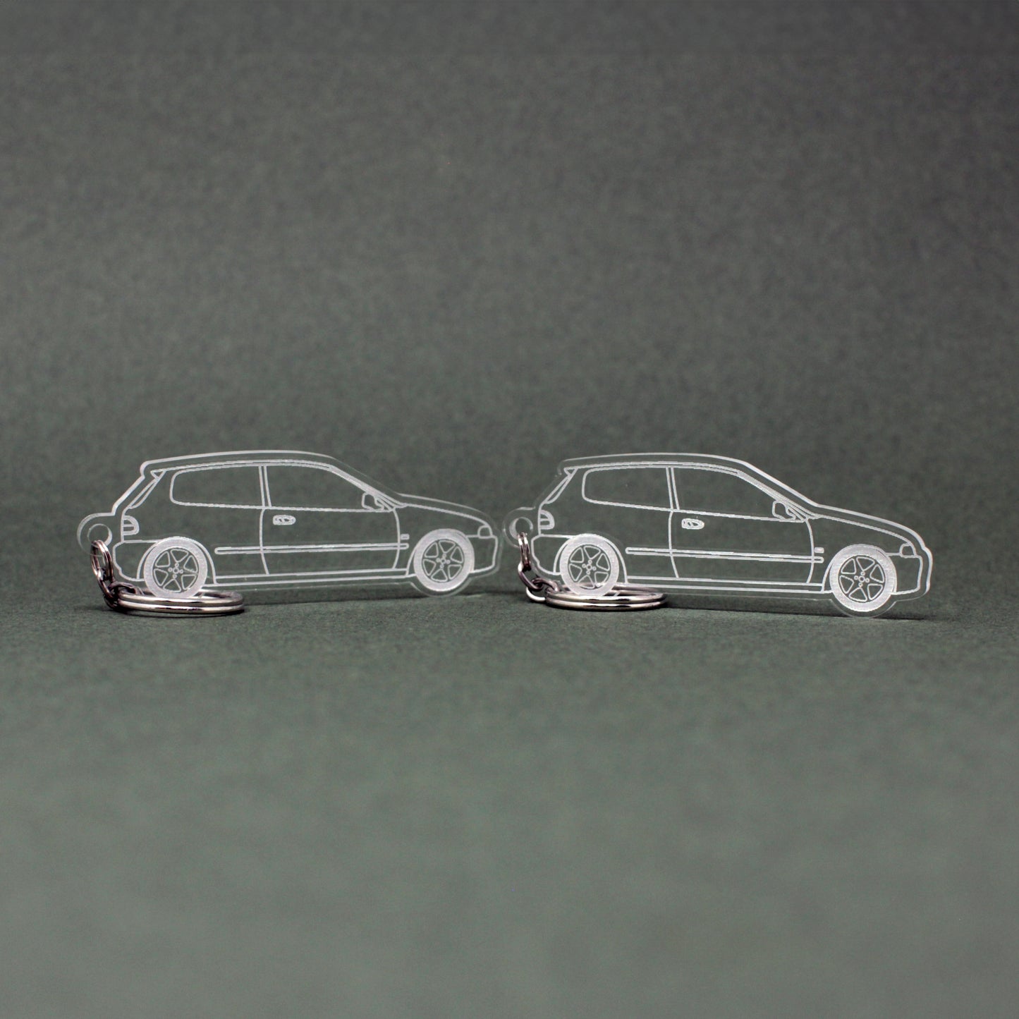 Honda Civic Keychain EG Hatchback | 1992-1995 (1 Pair)