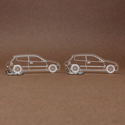 Honda Civic Keychain EG Hatchback | 1992-1995 (1 Pair)